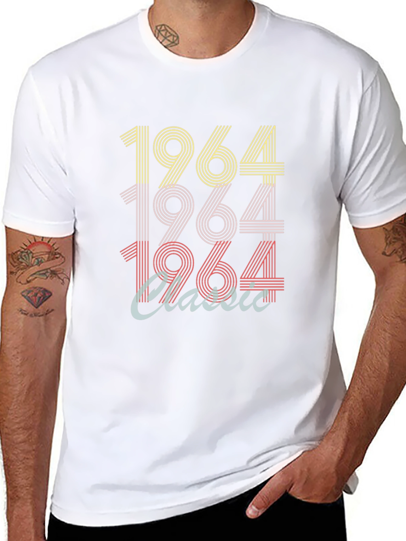 1964 Classic Graphic Tee - Retro Birthday T-Shirt