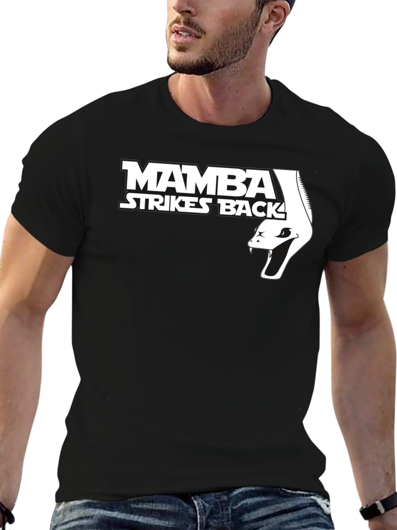 Mamba Strikes Back Black T-Shirt