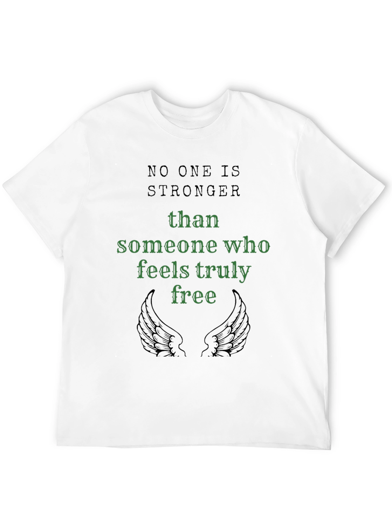 Freedom Wings T-Shirt: Empowering Message Tee