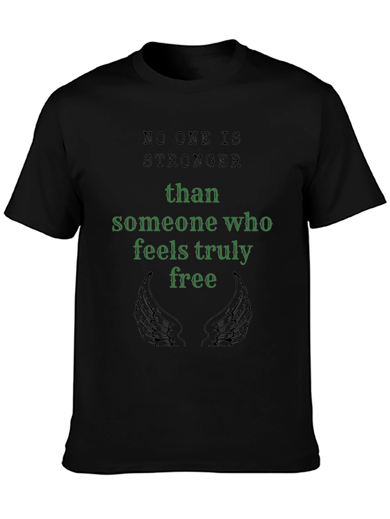 Freedom Wings T-Shirt: Empowering Message Tee