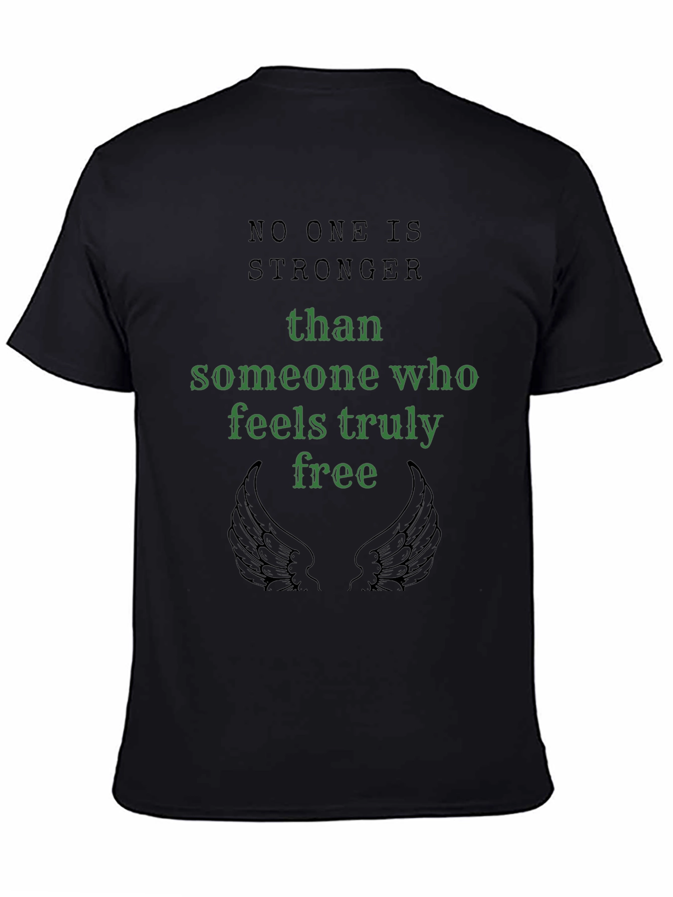 Freedom Wings T-Shirt: Empowering Message Tee