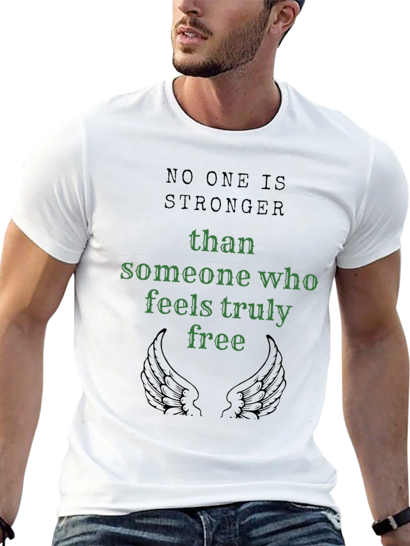 Freedom Wings T-Shirt: Empowering Message Tee