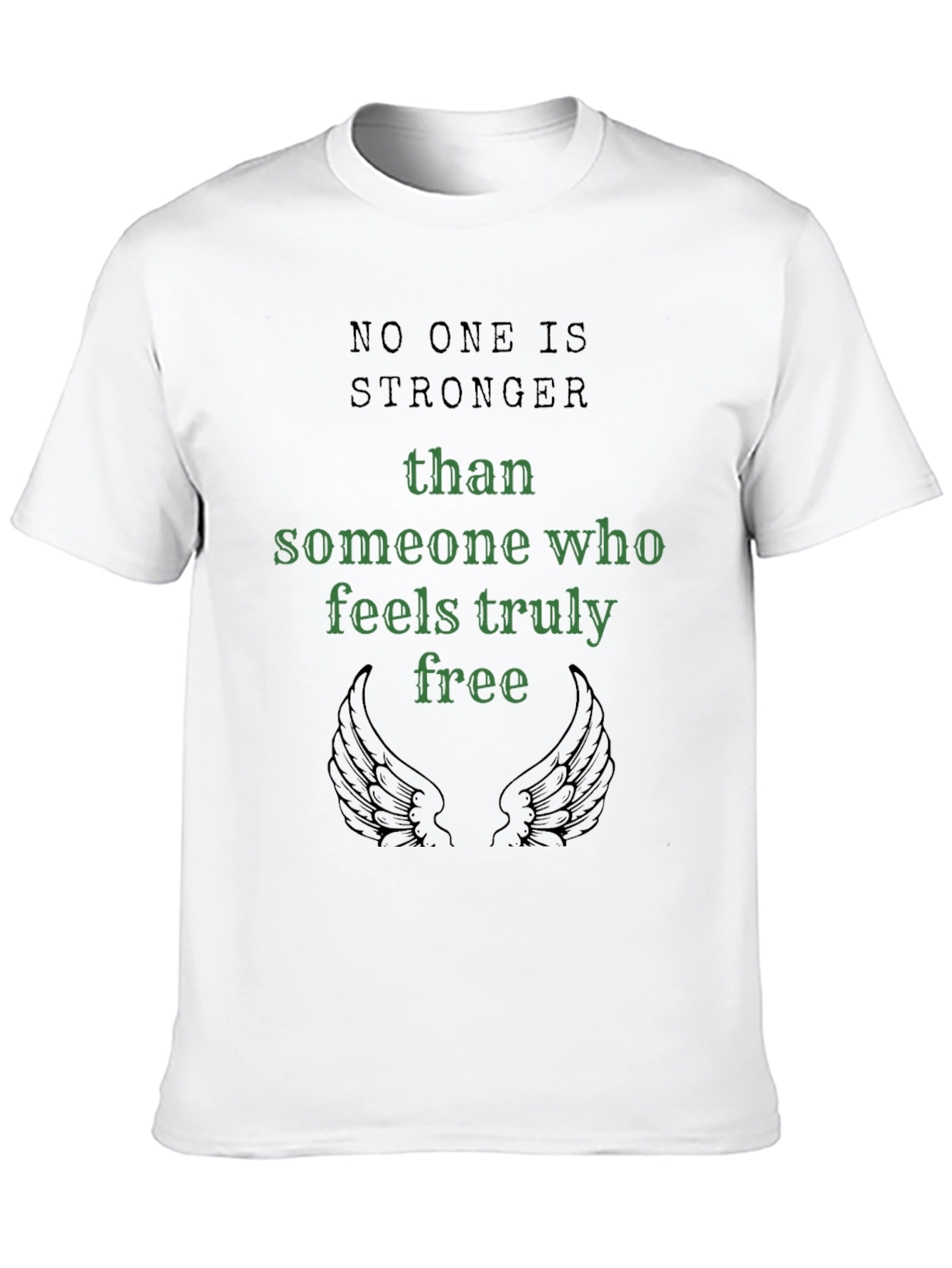 Freedom Wings T-Shirt: Empowering Message Tee