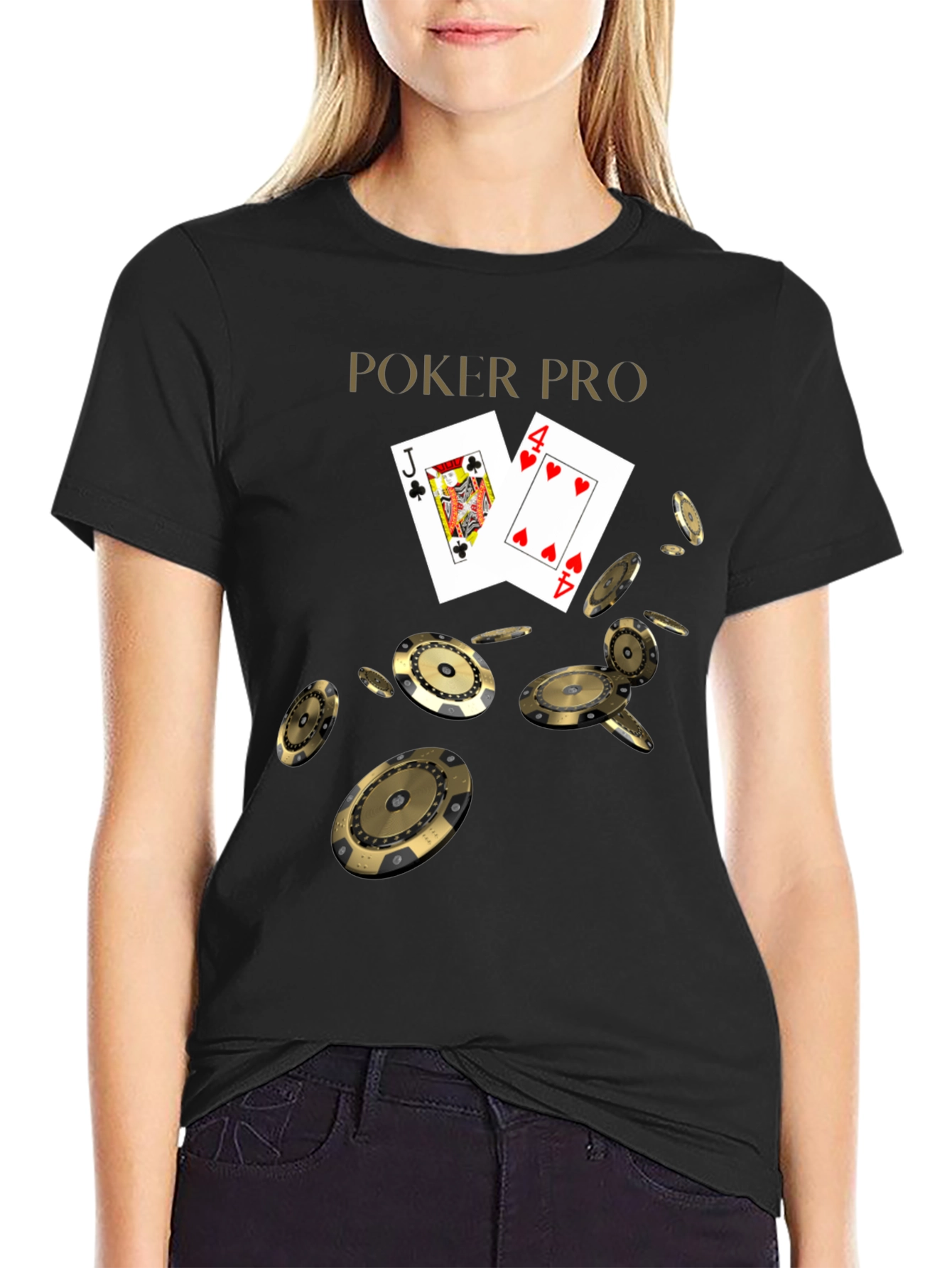 Poker Pro Graphic Tee - Lucky Hand T-Shirt