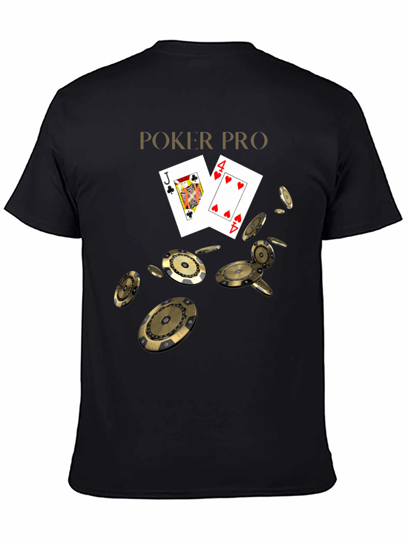 Poker Pro Graphic Tee - Lucky Hand T-Shirt