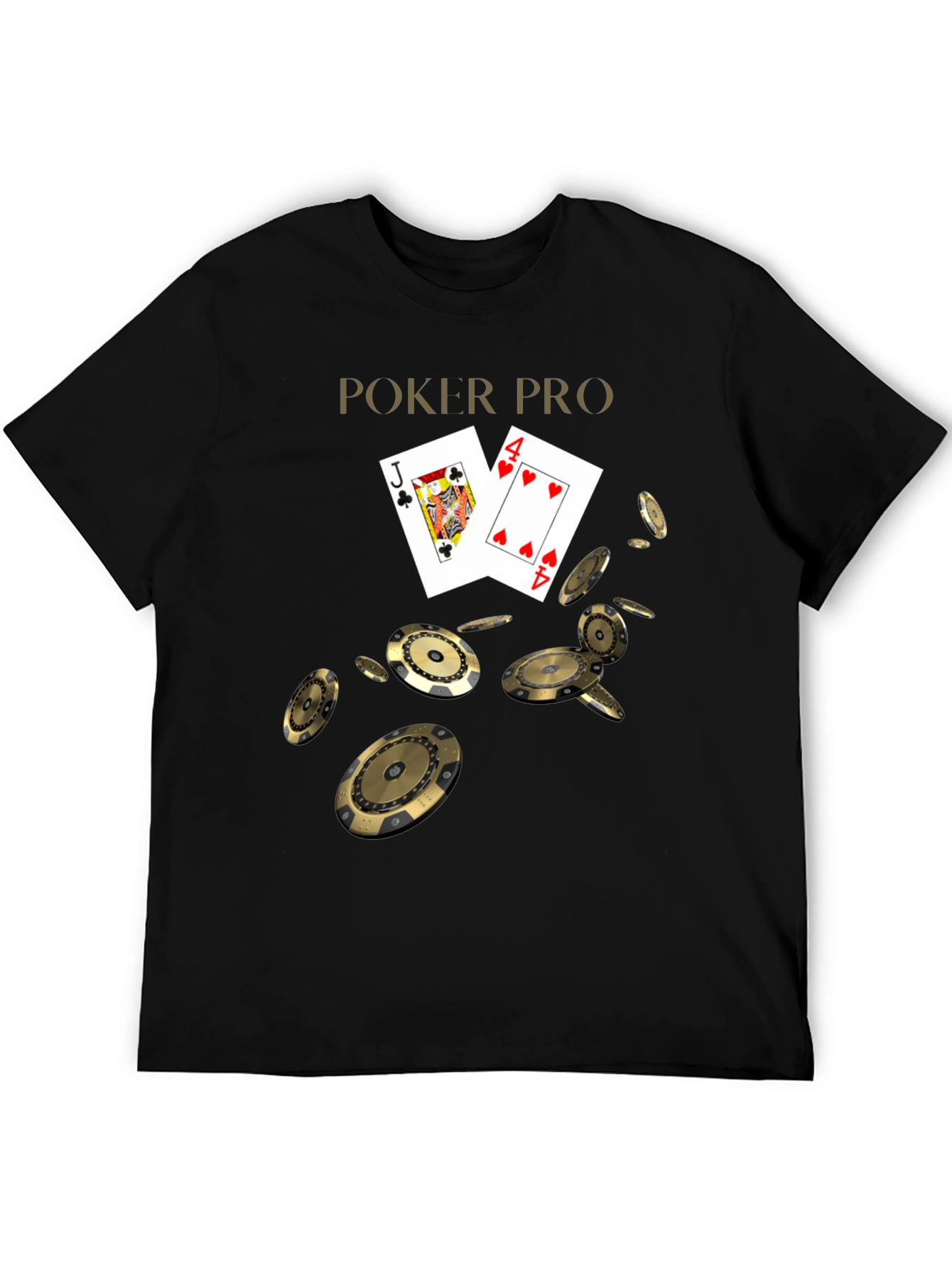Poker Pro Graphic Tee - Lucky Hand T-Shirt