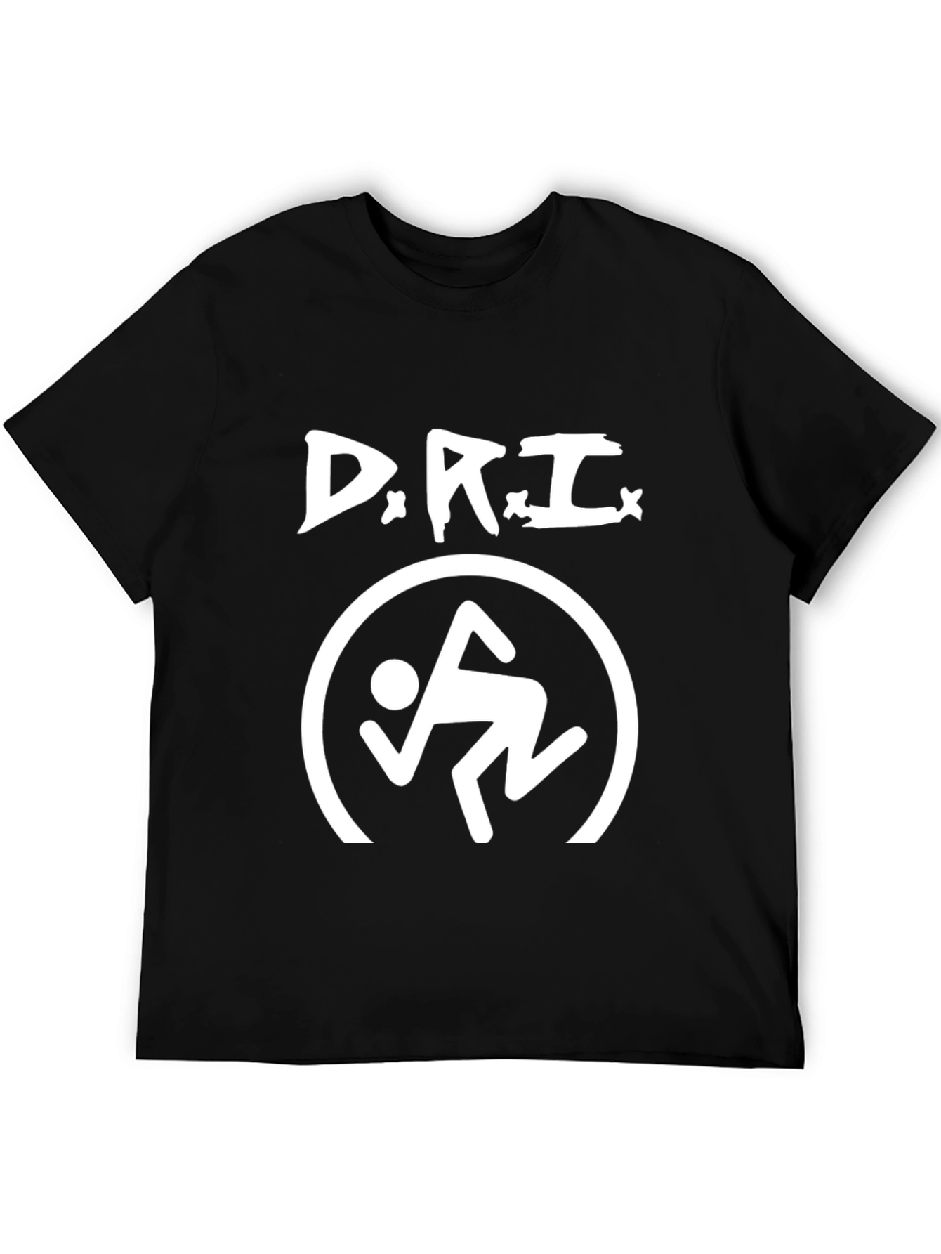D.R.I. Circle Jerk Black Graphic T-Shirt