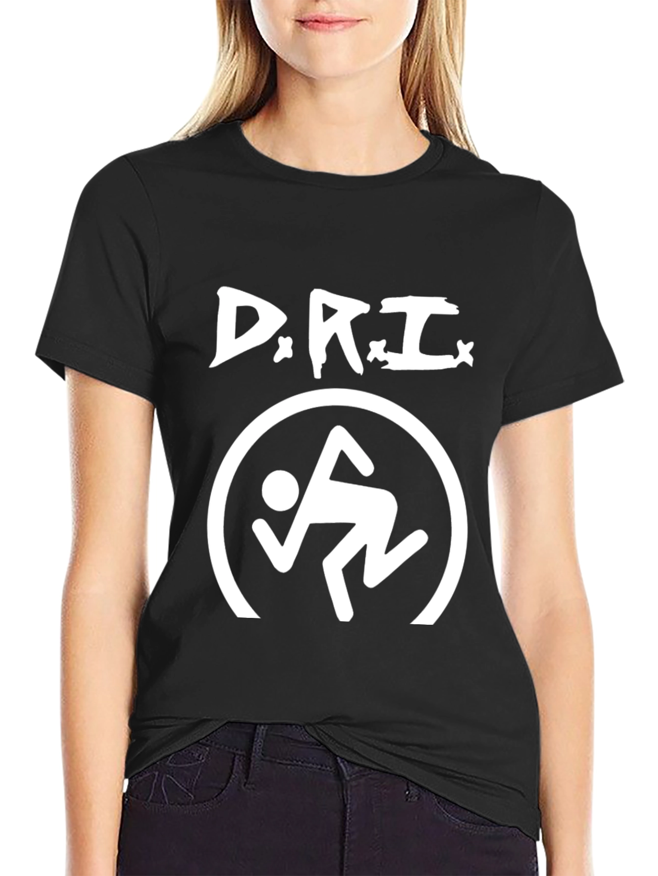 D.R.I. Circle Jerk Black Graphic T-Shirt