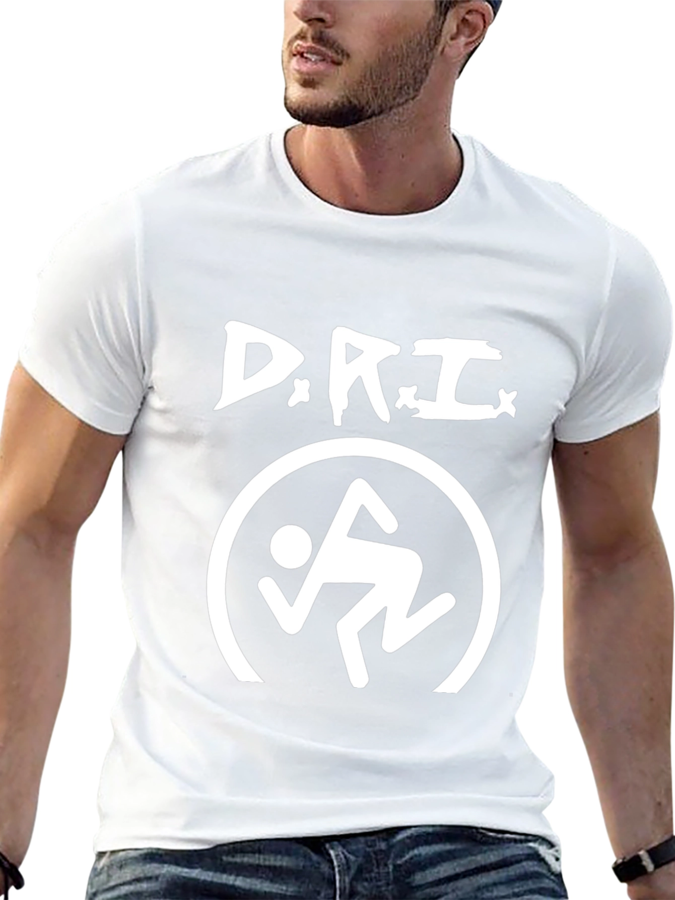 D.R.I. Circle Jerk Black Graphic T-Shirt