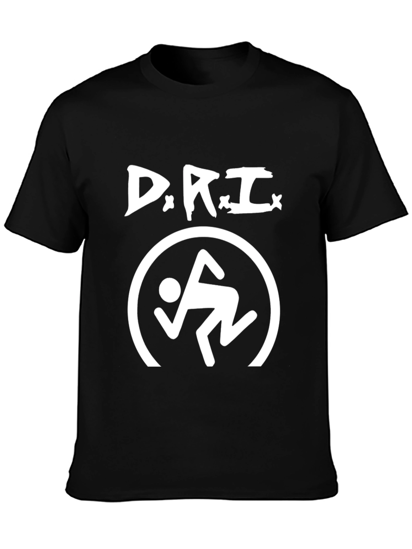 D.R.I. Circle Jerk Black Graphic T-Shirt