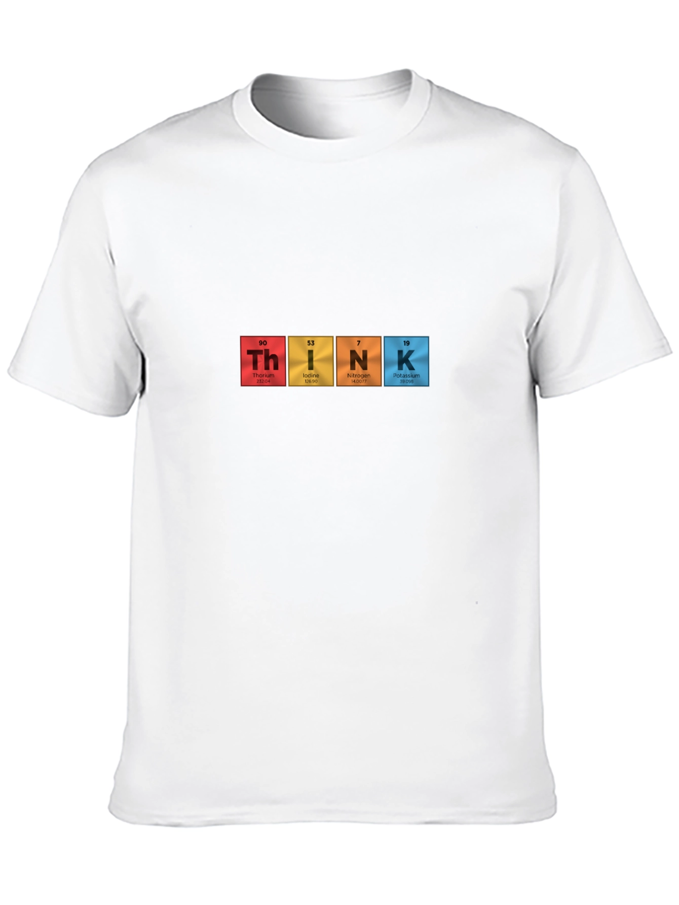 Periodic Table THINK Mens Black T-Shirt