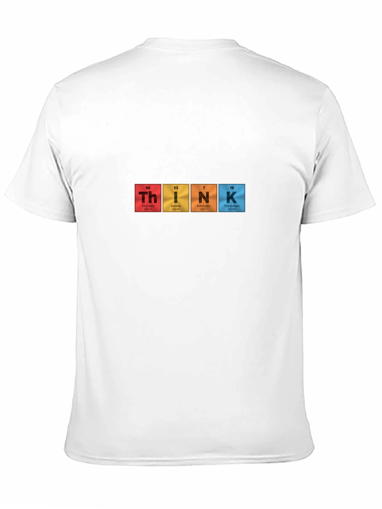 Periodic Table THINK Mens Black T-Shirt