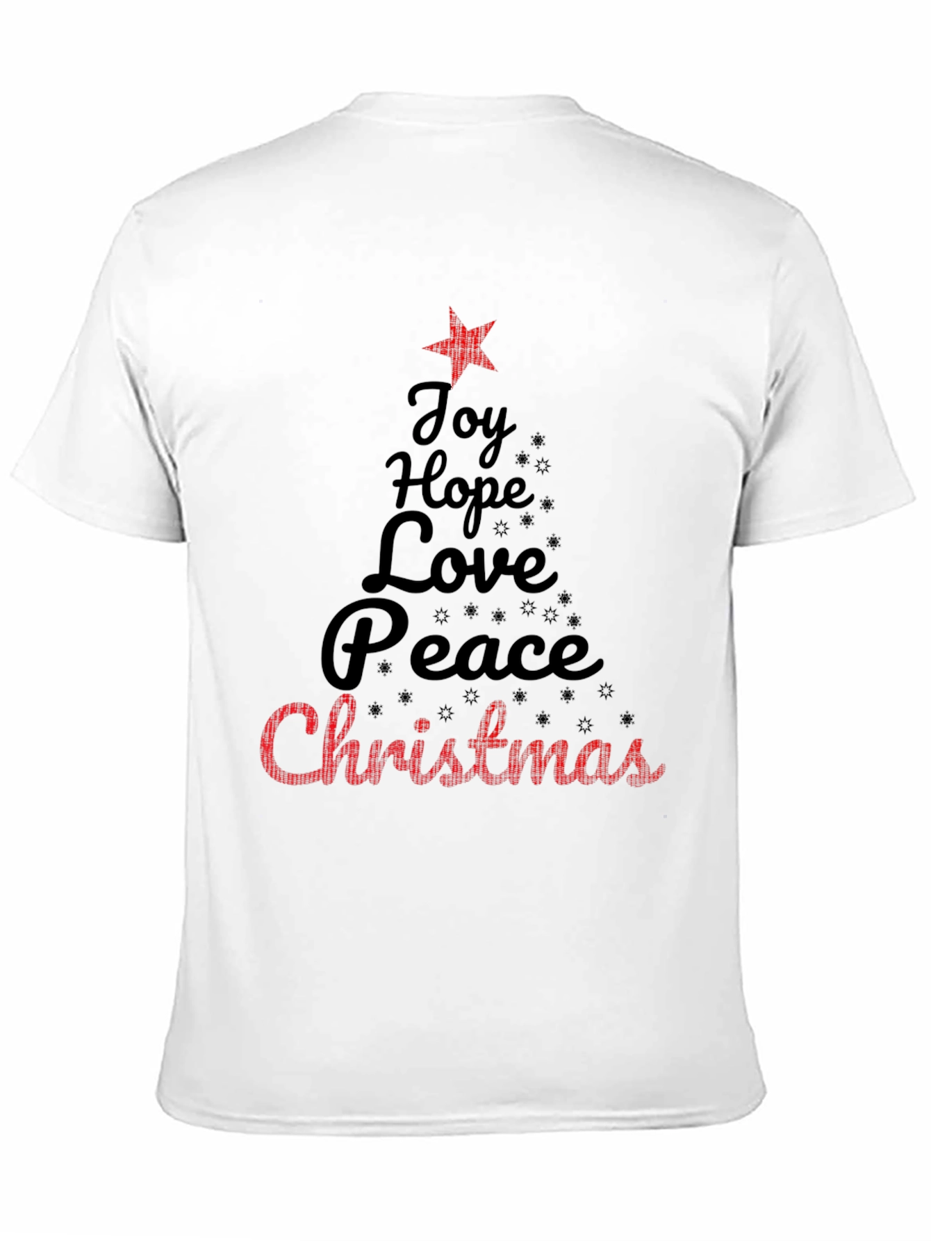 Christmas Joy Hope Peace Love Holiday T-Shirt