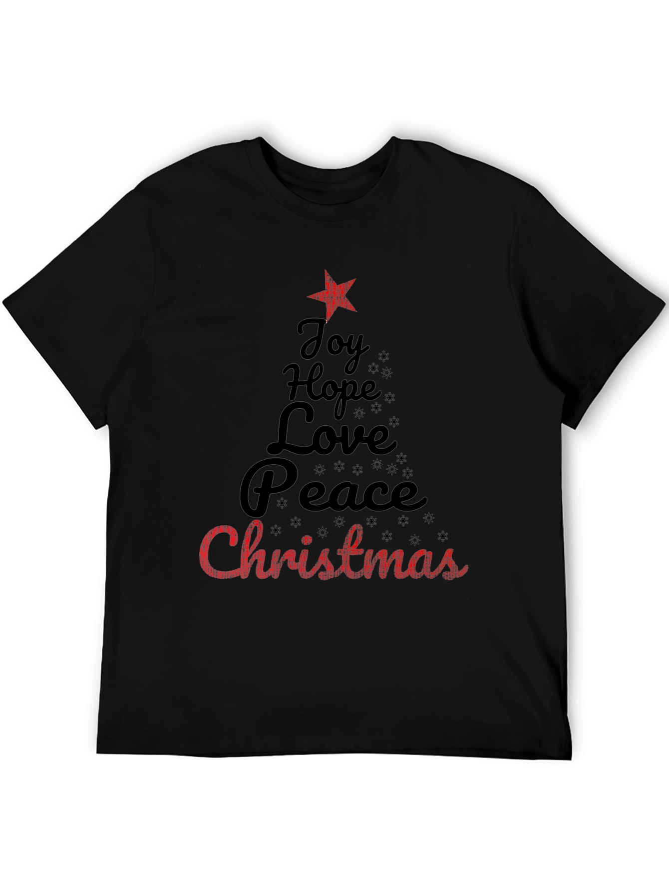 Christmas Joy Hope Peace Love Holiday T-Shirt