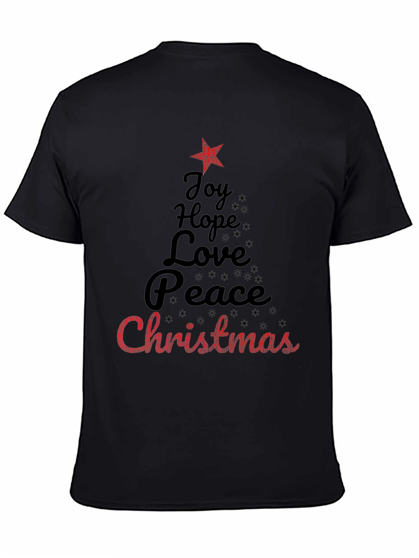 Christmas Joy Hope Peace Love Holiday T-Shirt