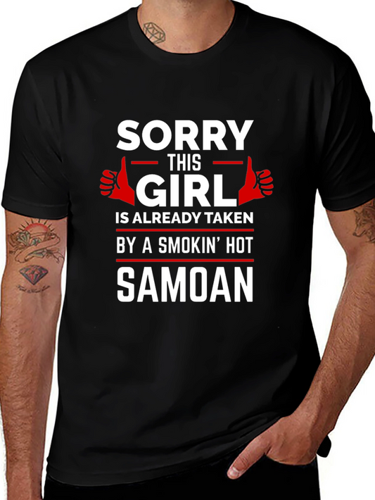 Sorry This Girl Is Taken Samoan T-Shirt