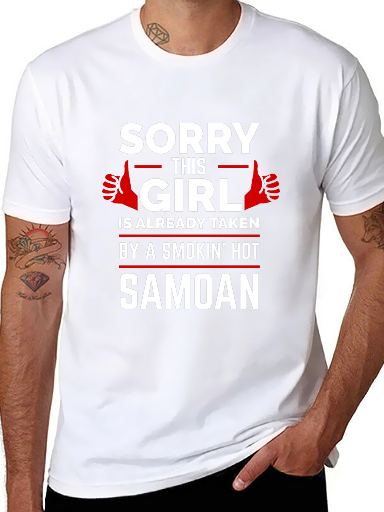 Sorry This Girl Is Taken Samoan T-Shirt