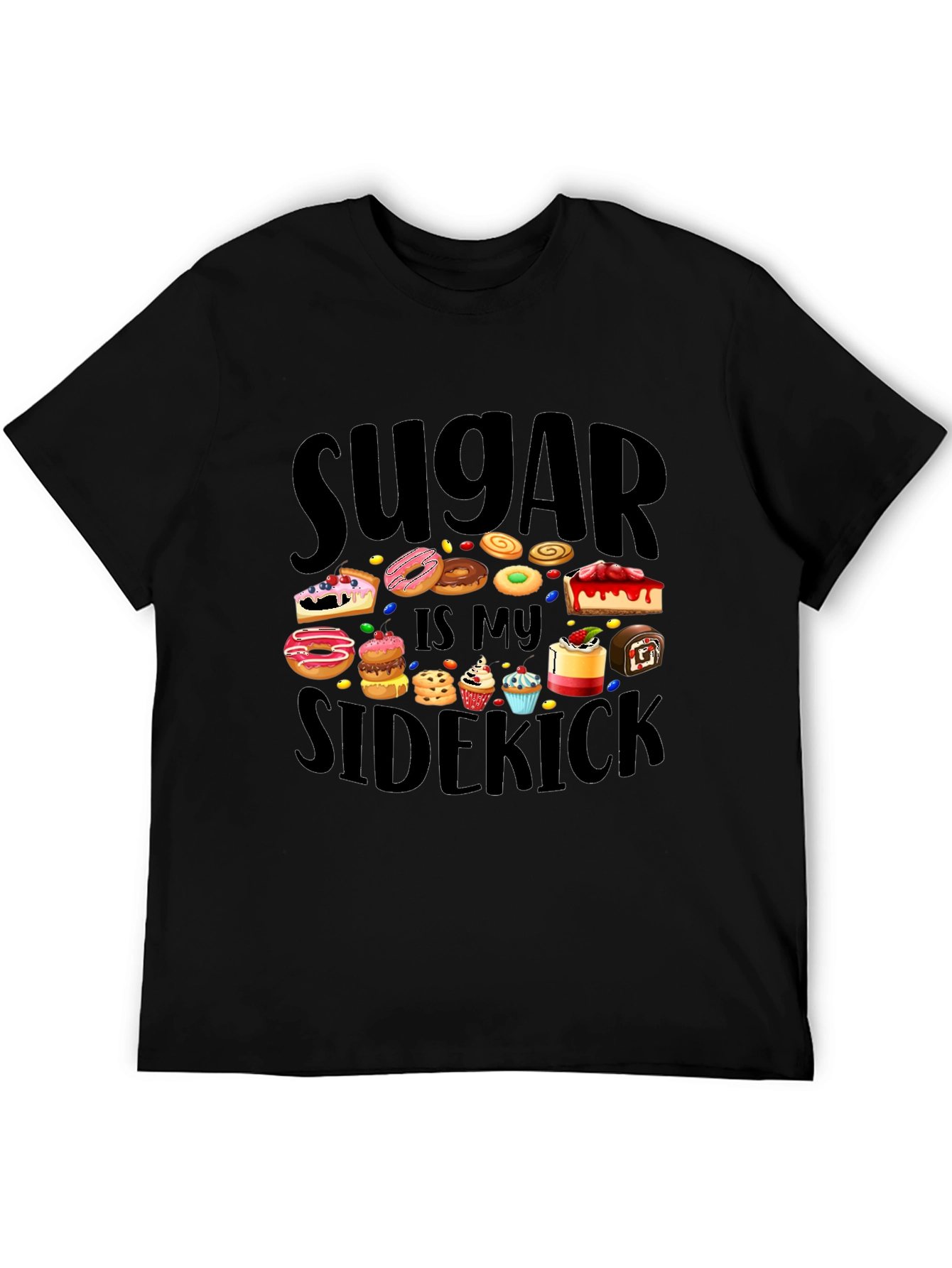 Sugar Is My Sidekick T-Shirt - Sweet Tooth Tee