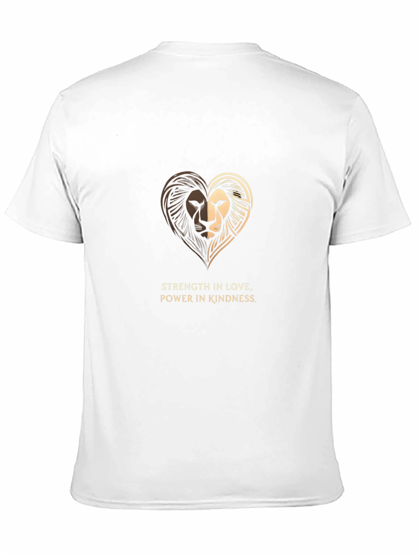 Lion Heart Graphic Tee - Strength & Kindness