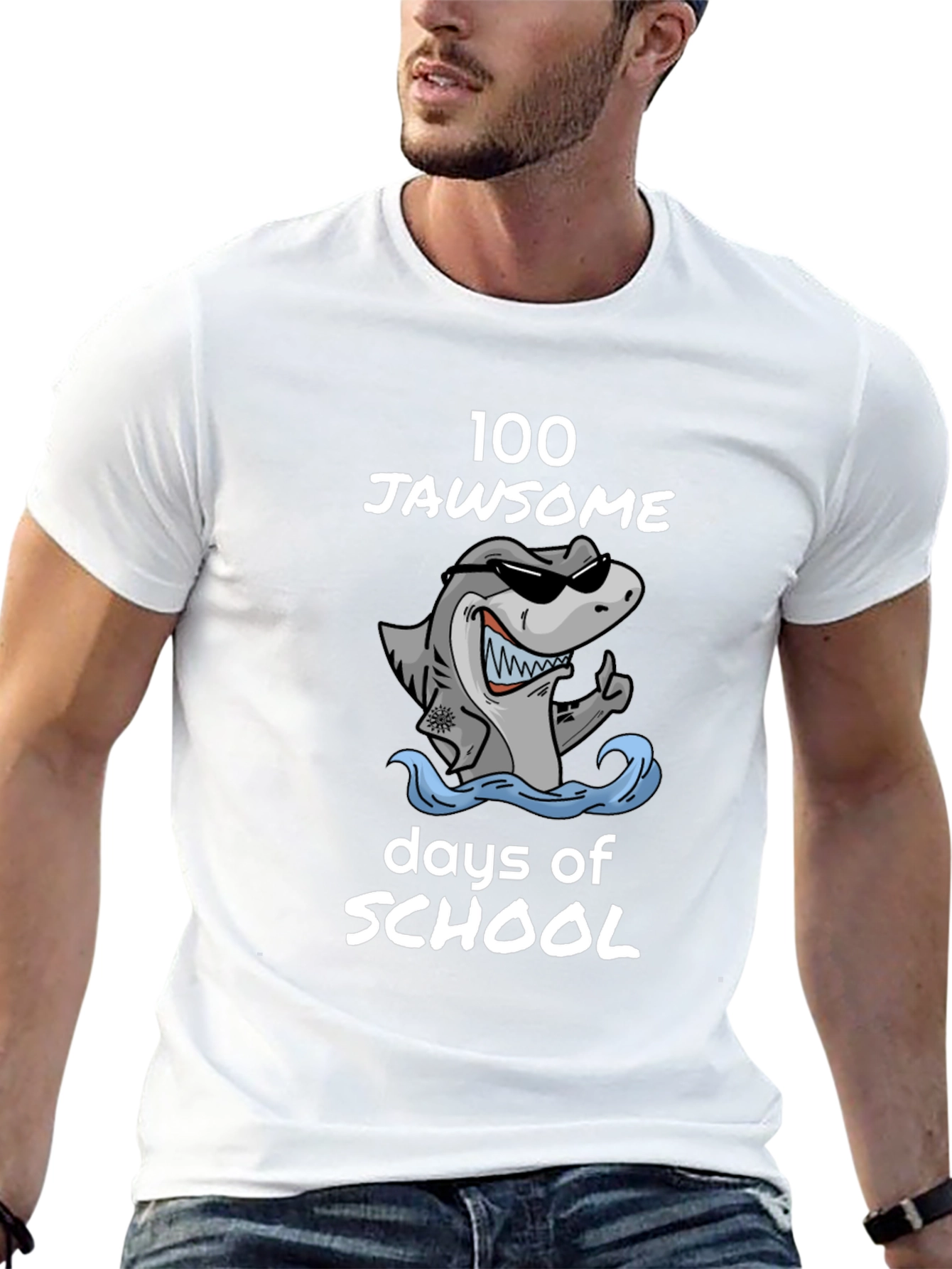 100 Jawsome Days of School T-Shirt