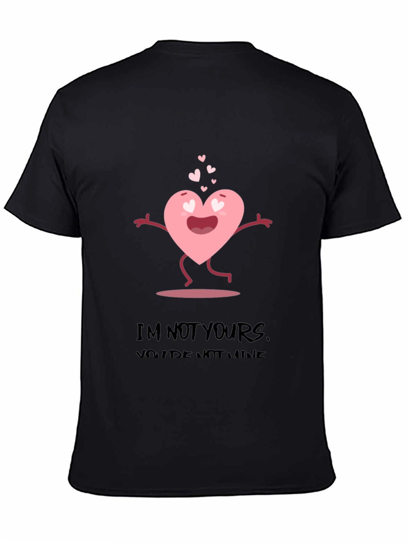 Anti-Valentines Day Heart Graphic T-Shirt