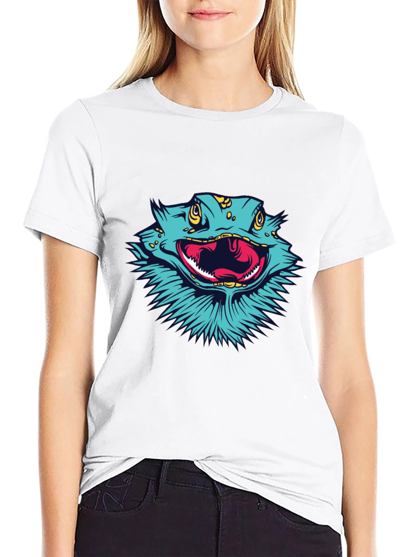 Bearded Dragon Graphic Tee - Cool Lizard T-Shirt