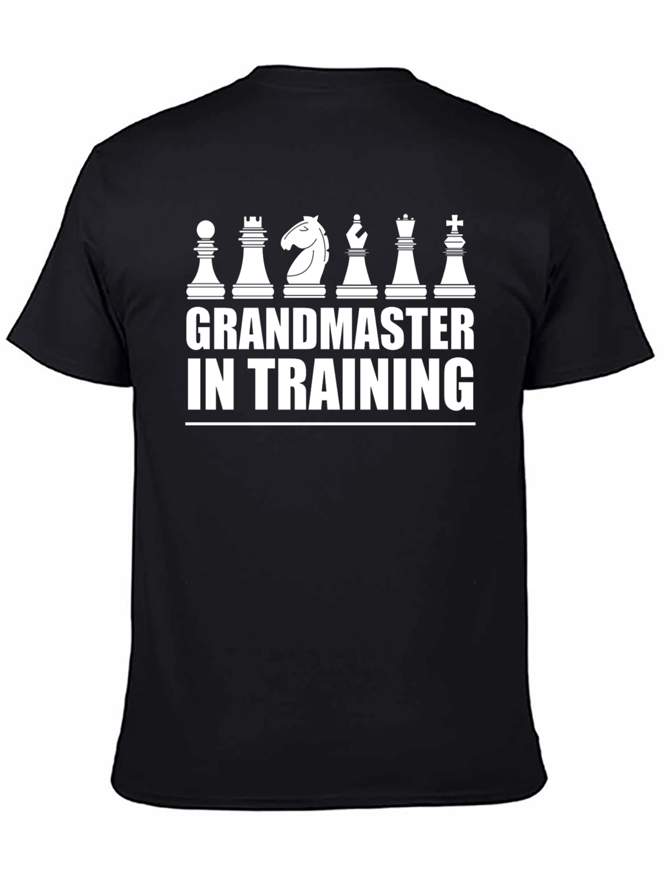 Grandmaster in Training Chess T-Shirt - Black