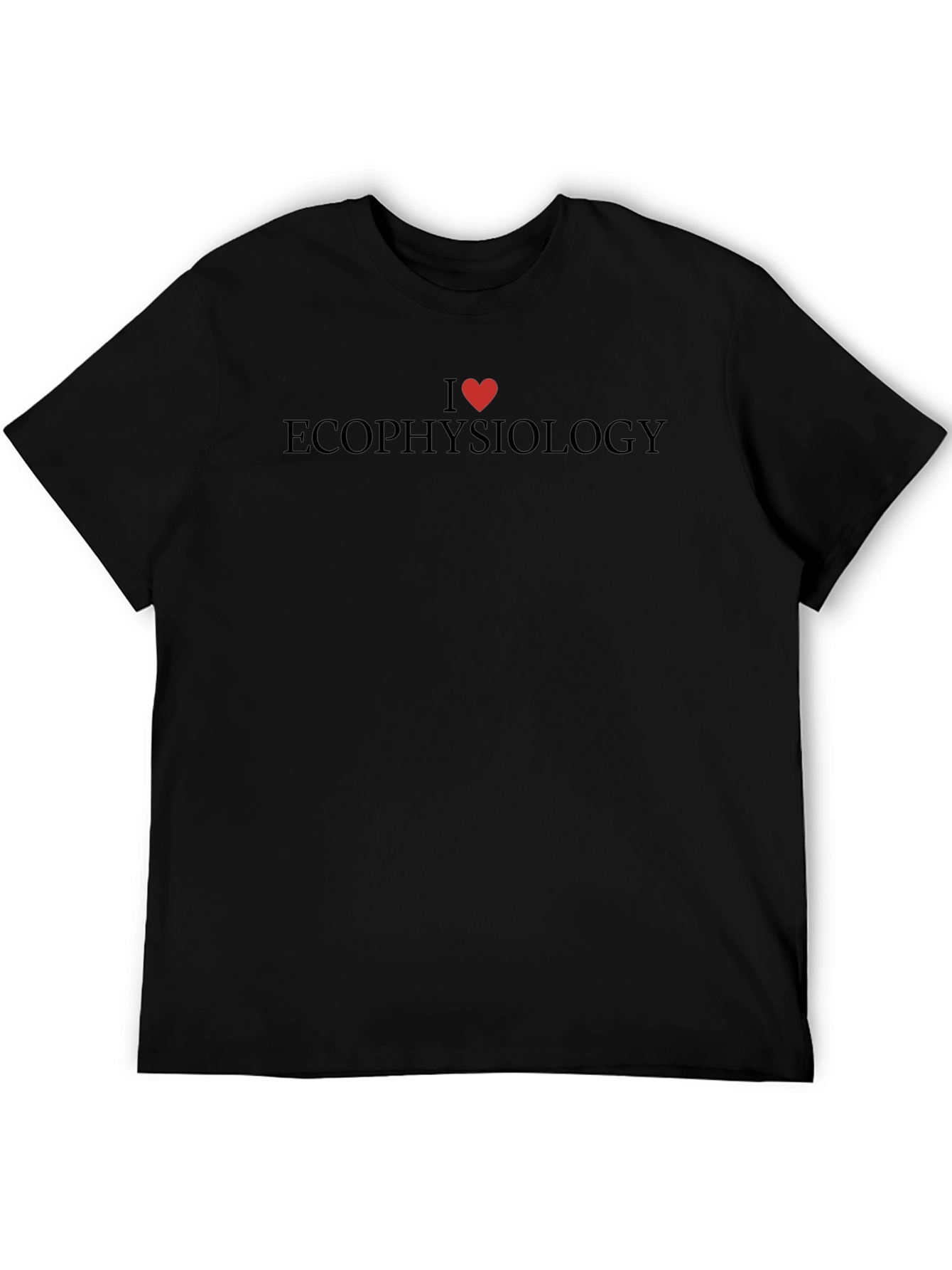 I Heart Ecophysiology Black T-Shirt