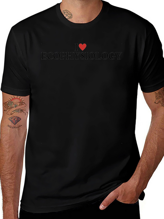 I Heart Ecophysiology Black T-Shirt