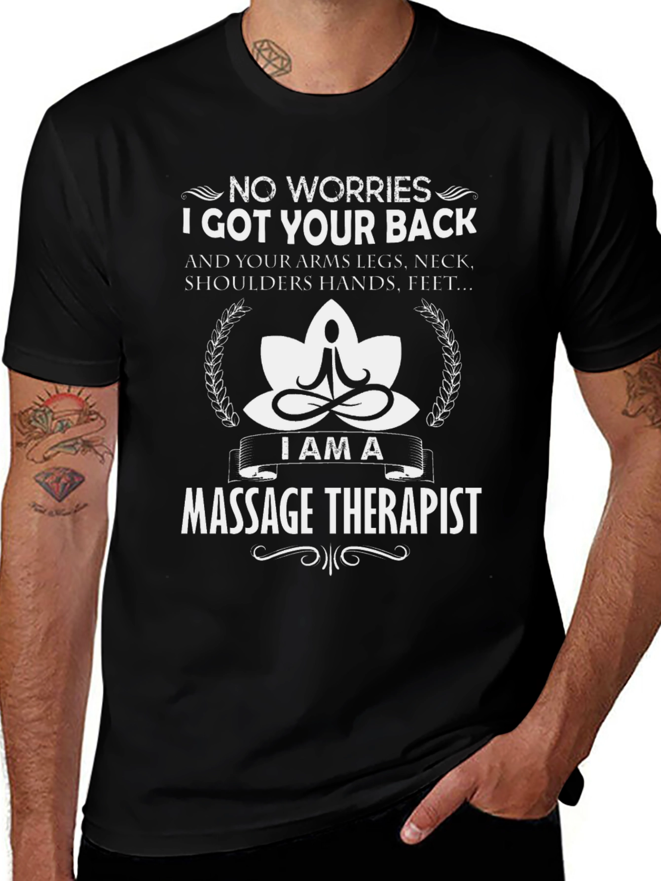 Massage Therapist T-Shirt - I Got Your Back