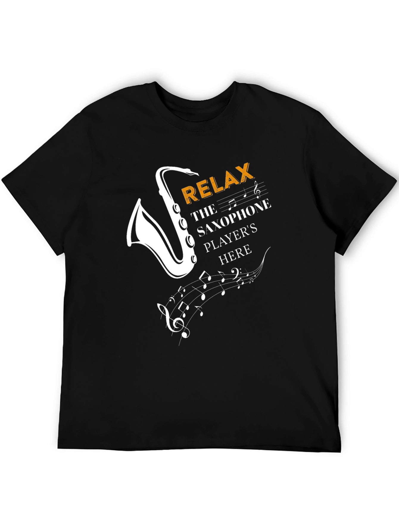 Relax Saxophone Player T-Shirt - Music Lover Tee