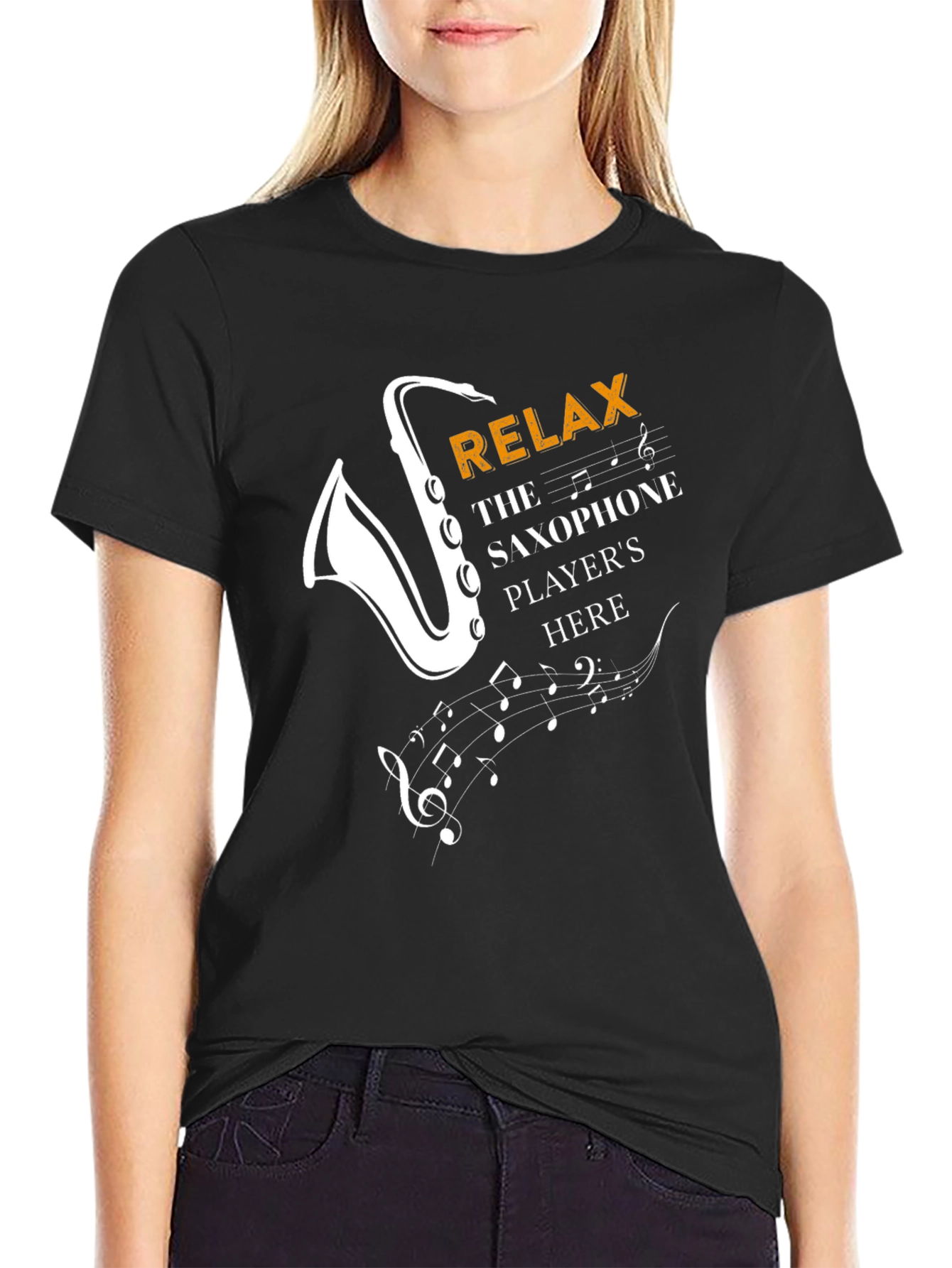 Relax Saxophone Player T-Shirt - Music Lover Tee