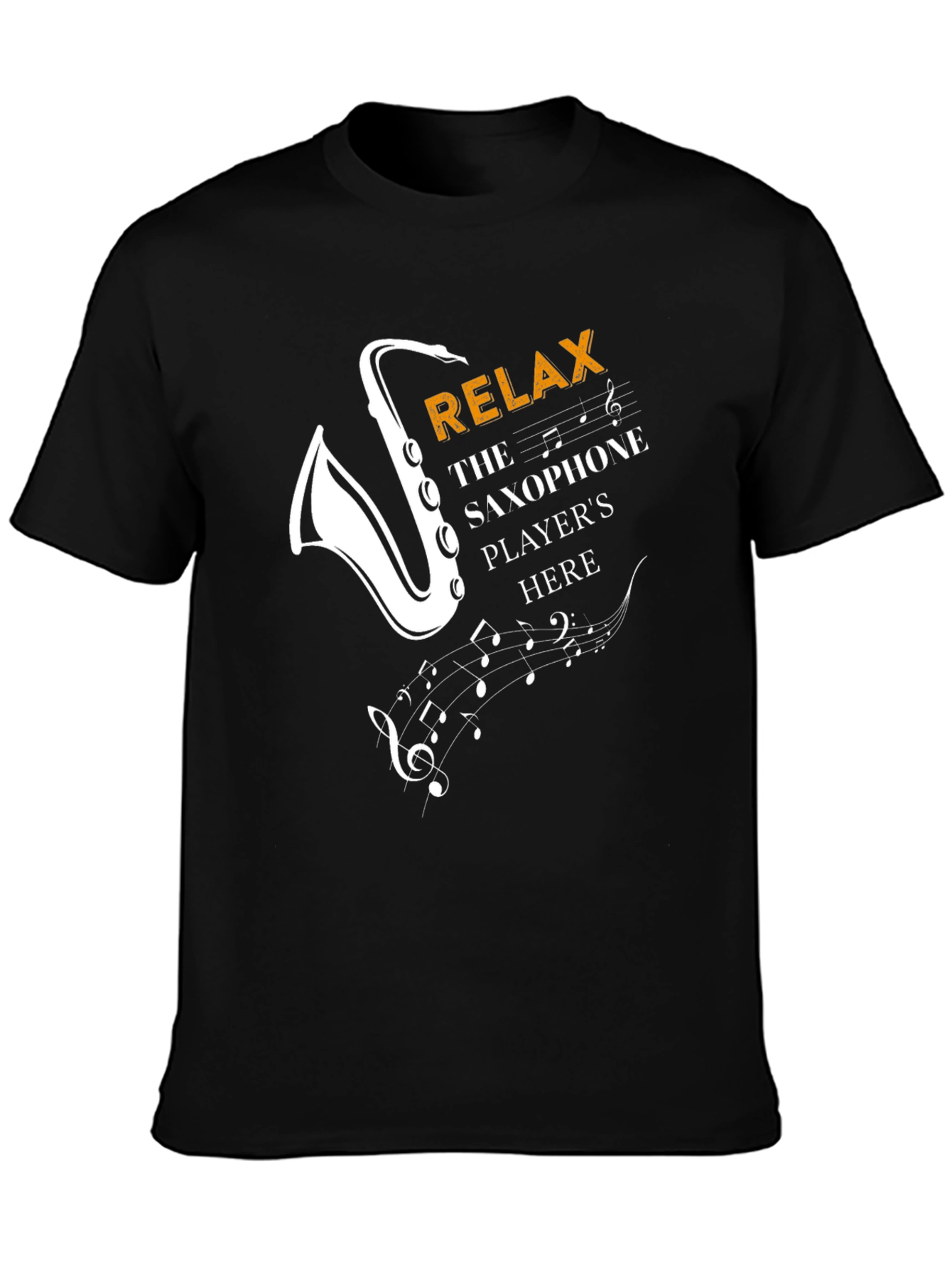 Relax Saxophone Player T-Shirt - Music Lover Tee