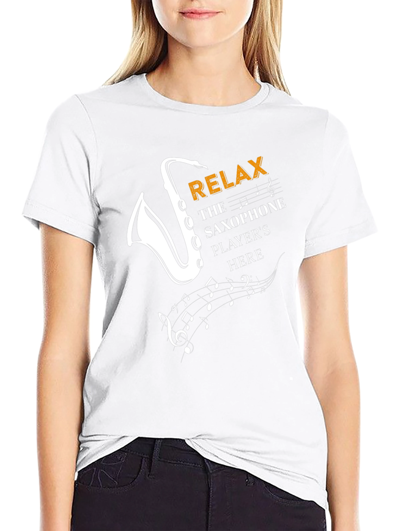 Relax Saxophone Player T-Shirt - Music Lover Tee