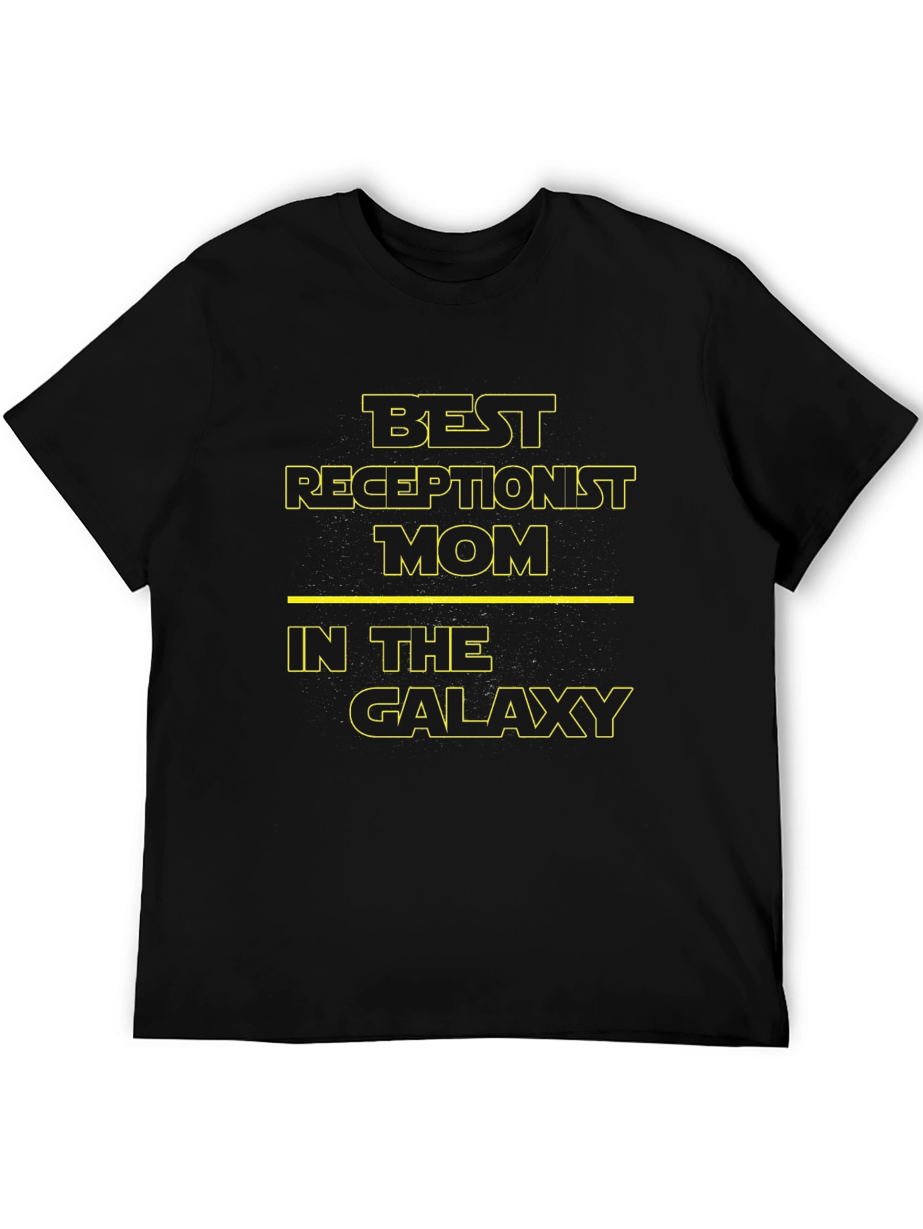 Best Receptionist Mom Galaxy T-Shirt