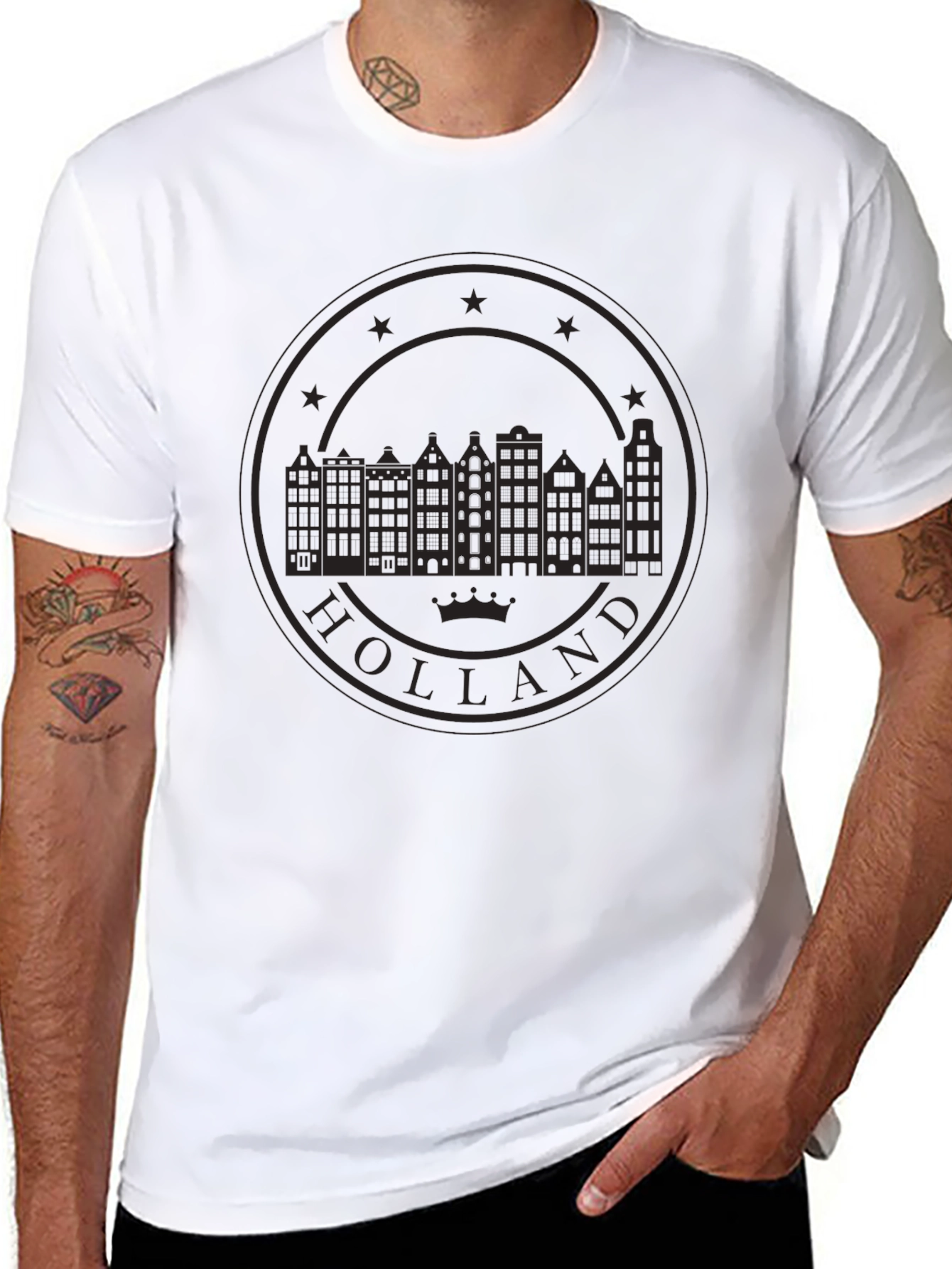 Holland Graphic T-Shirt - Black