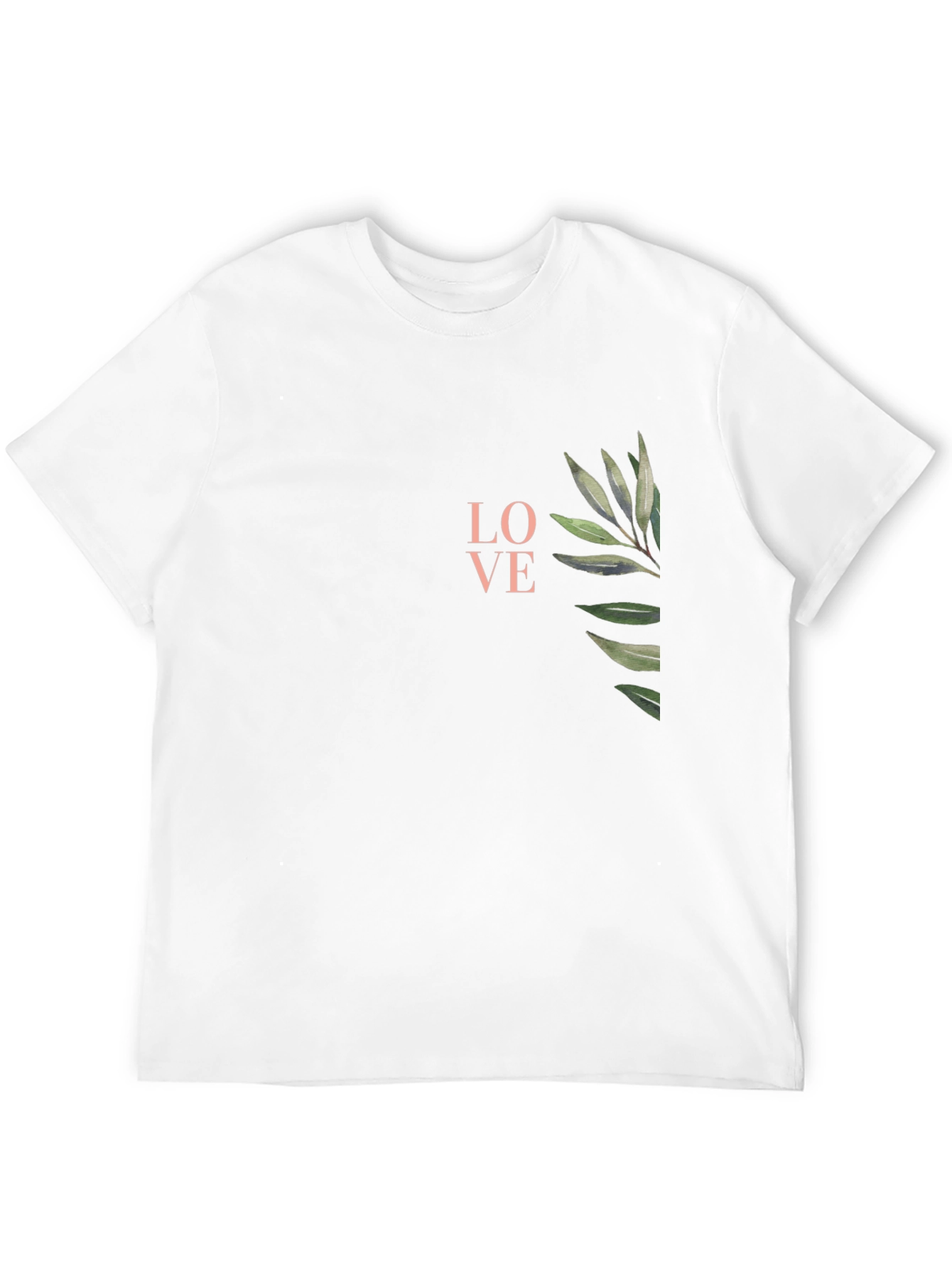 Love Leaf Graphic T-Shirt - Stylish Mens Tee