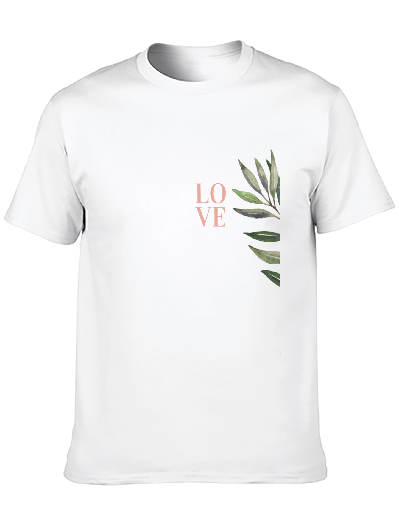 Love Leaf Graphic T-Shirt - Stylish Mens Tee