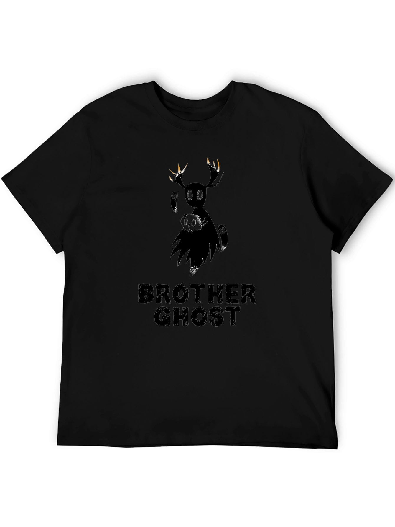 Brother Ghost Black Graphic T-Shirt