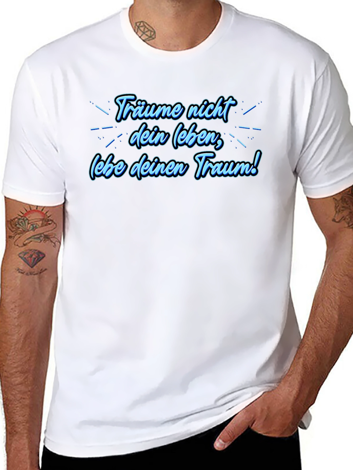 Dream It Live It T-Shirt - Inspirational Quote Tee