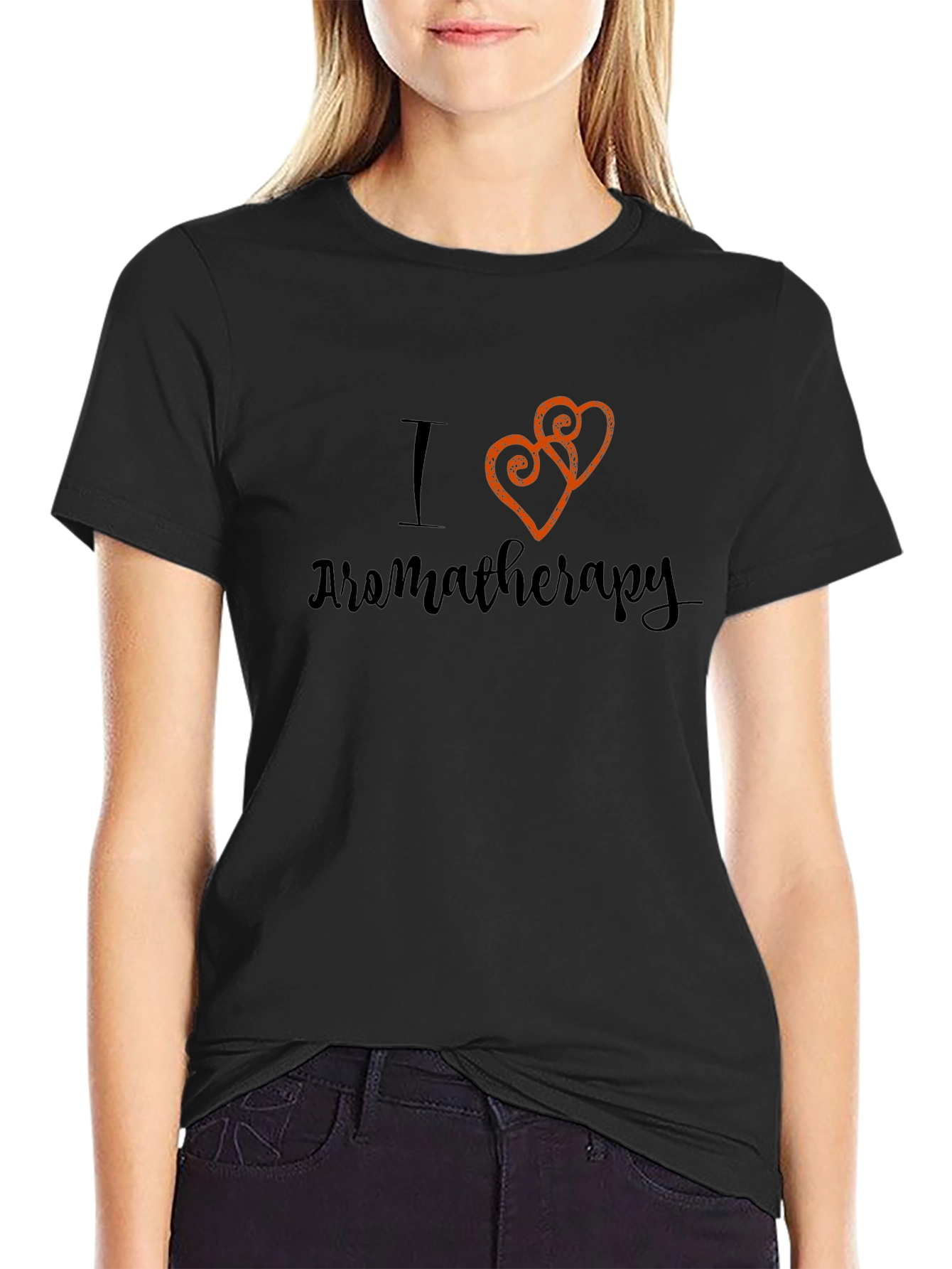 I Love Aromatherapy T-Shirt - Black