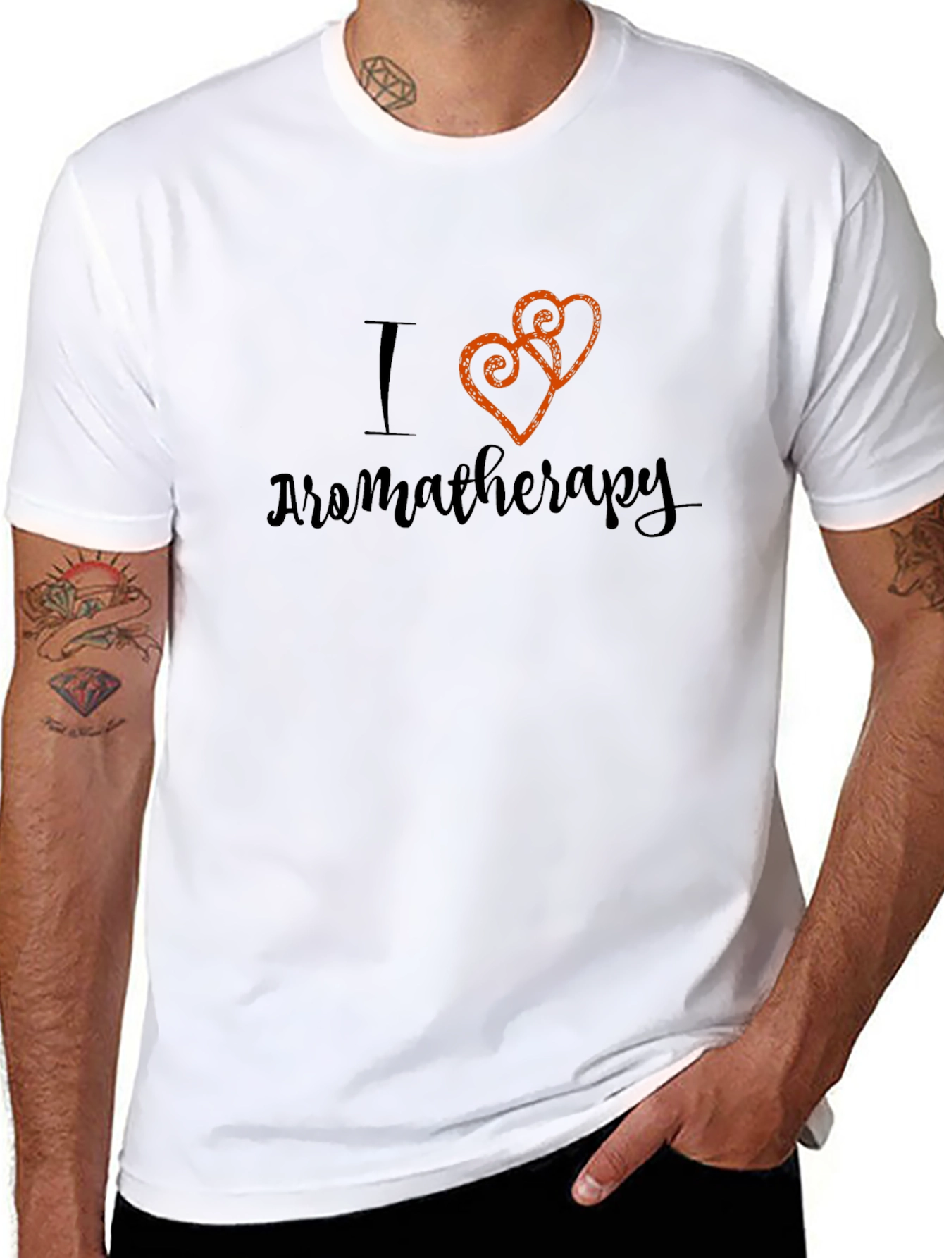 I Love Aromatherapy T-Shirt - Black