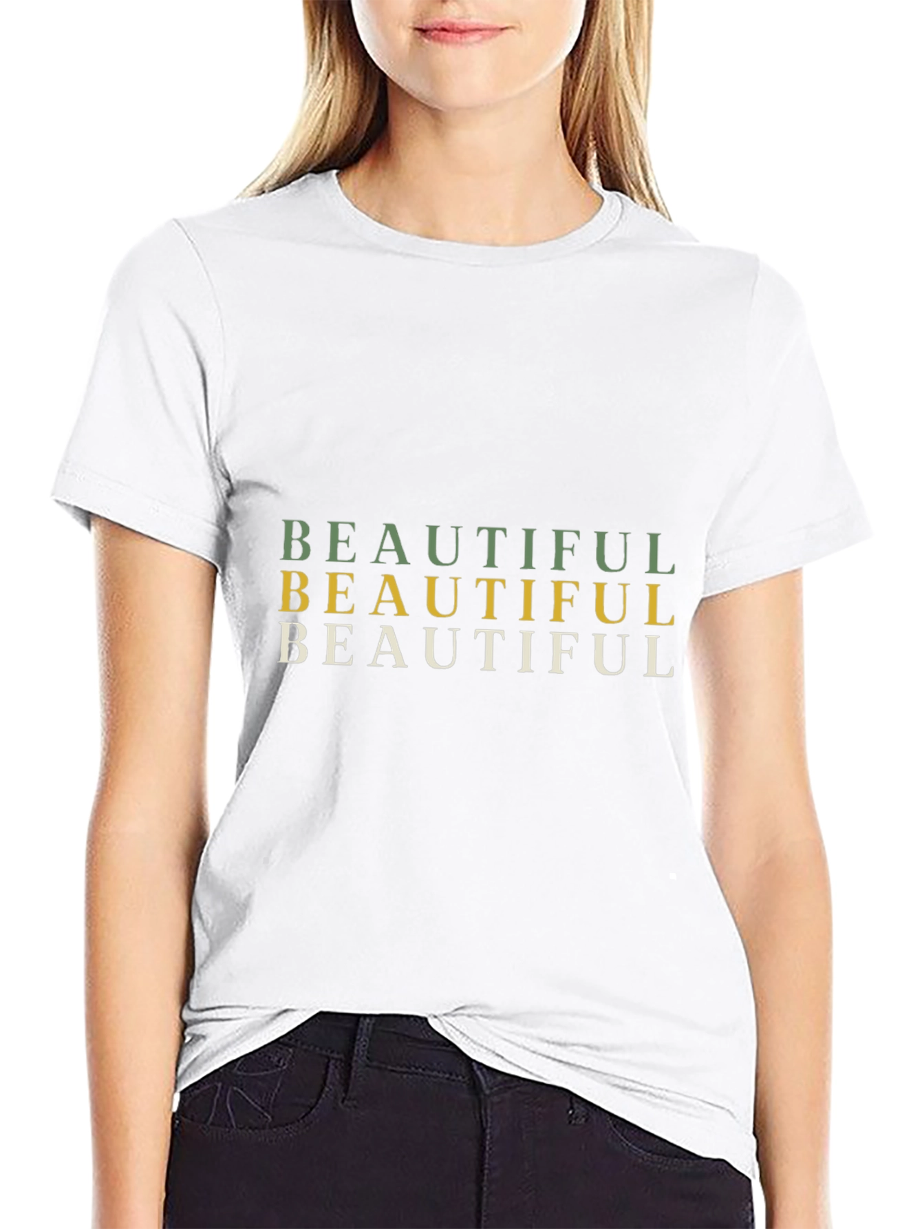 Stylish Beautiful Graphic Print T-Shirt