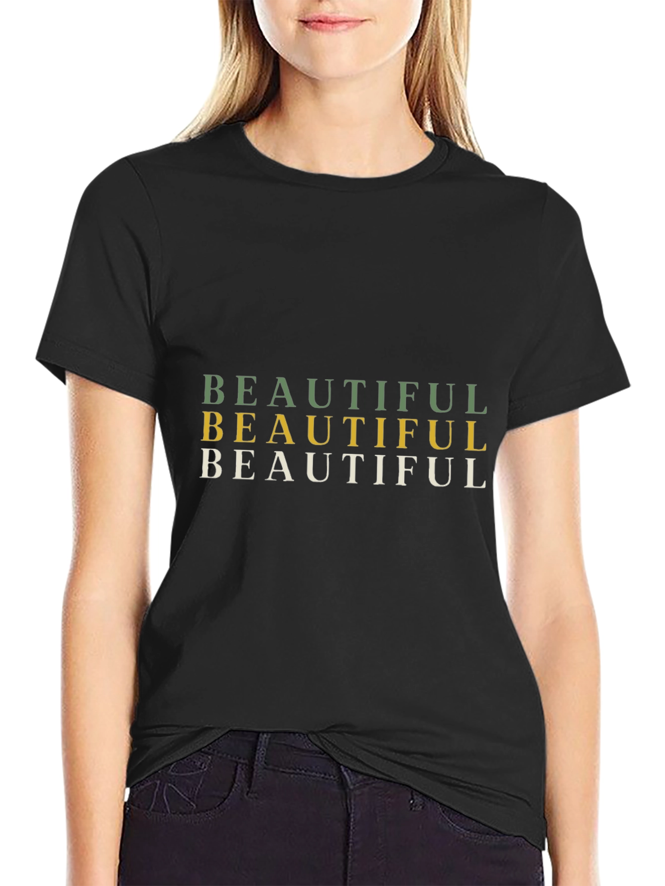 Stylish Beautiful Graphic Print T-Shirt