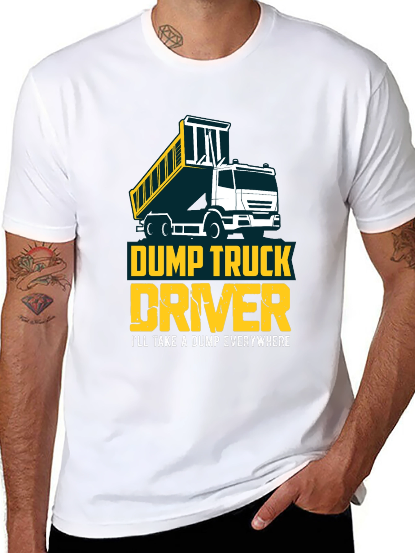 Dump Truck Driver T-Shirt - Funny Construction Tee