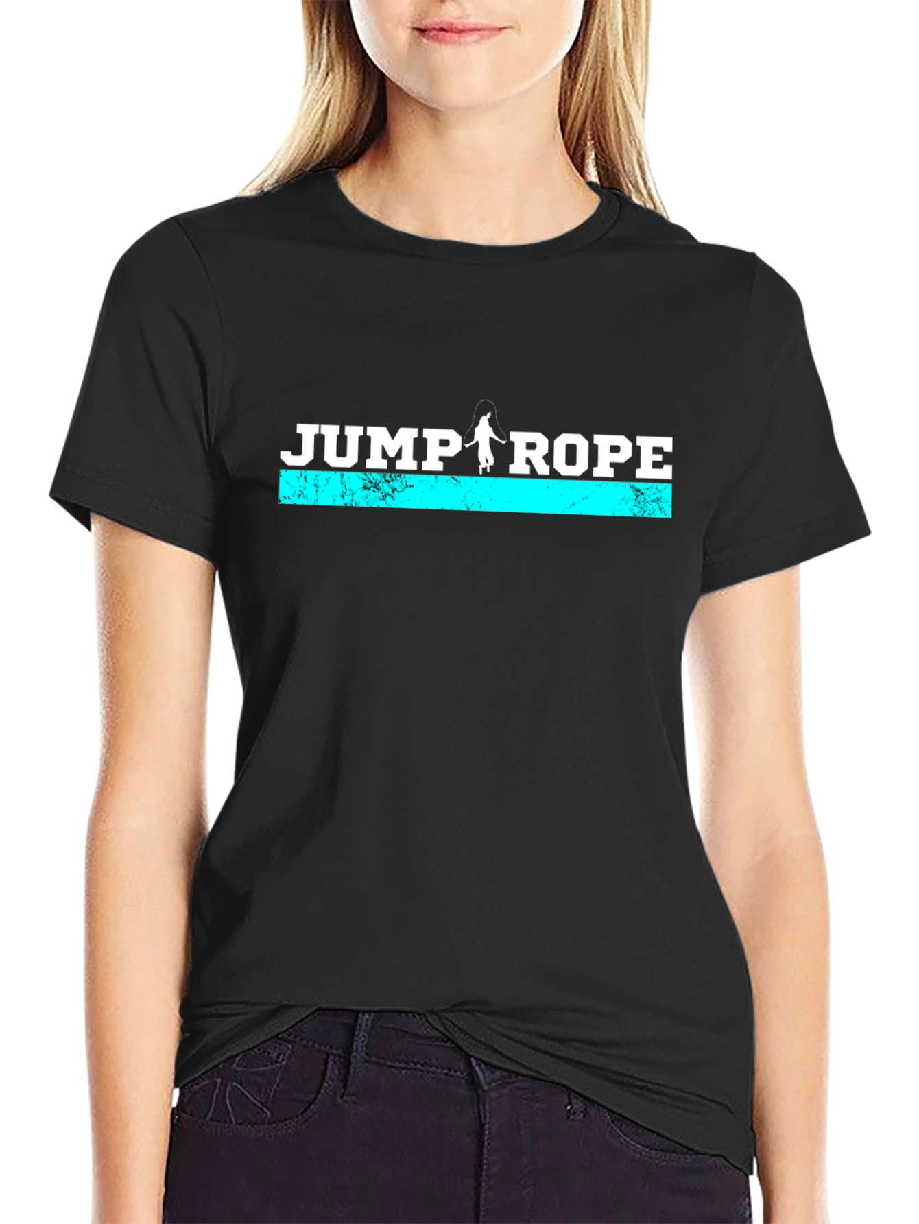 Jump Rope Graphic Tee - Fitness T-Shirt
