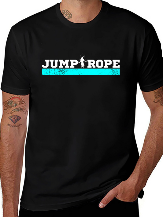Jump Rope Graphic Tee - Fitness T-Shirt