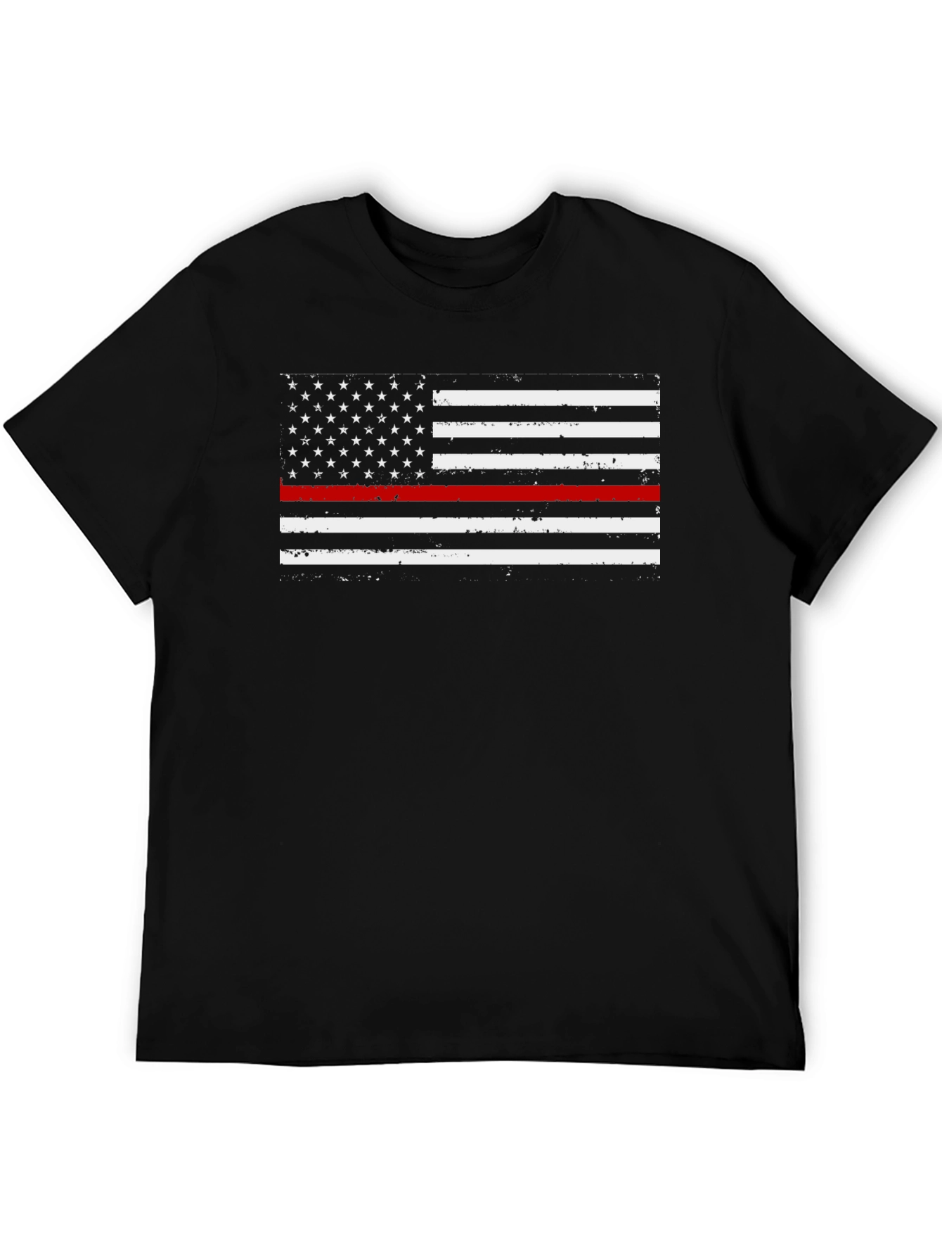Thin Red Line American Flag T-Shirt