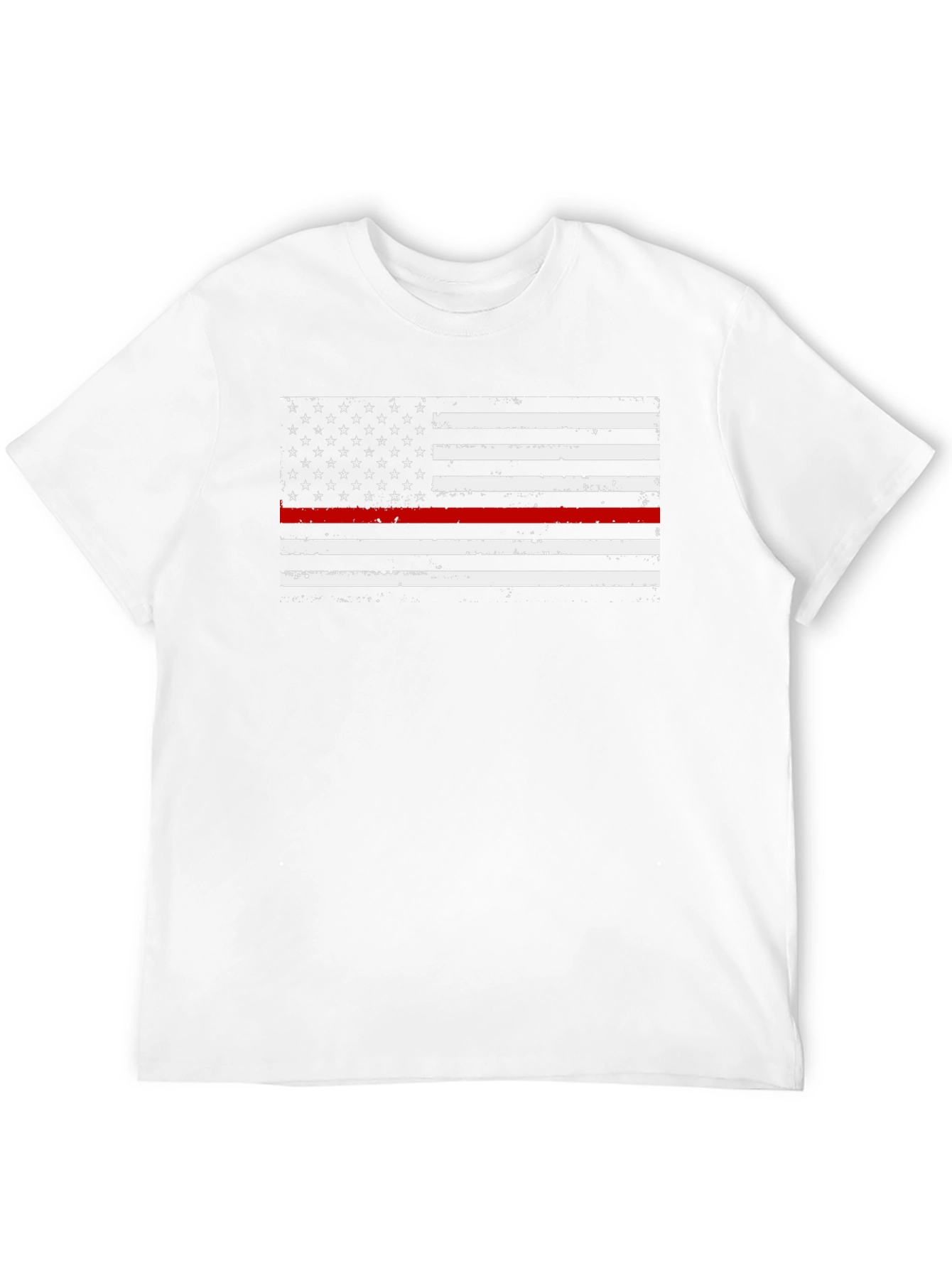 Thin Red Line American Flag T-Shirt