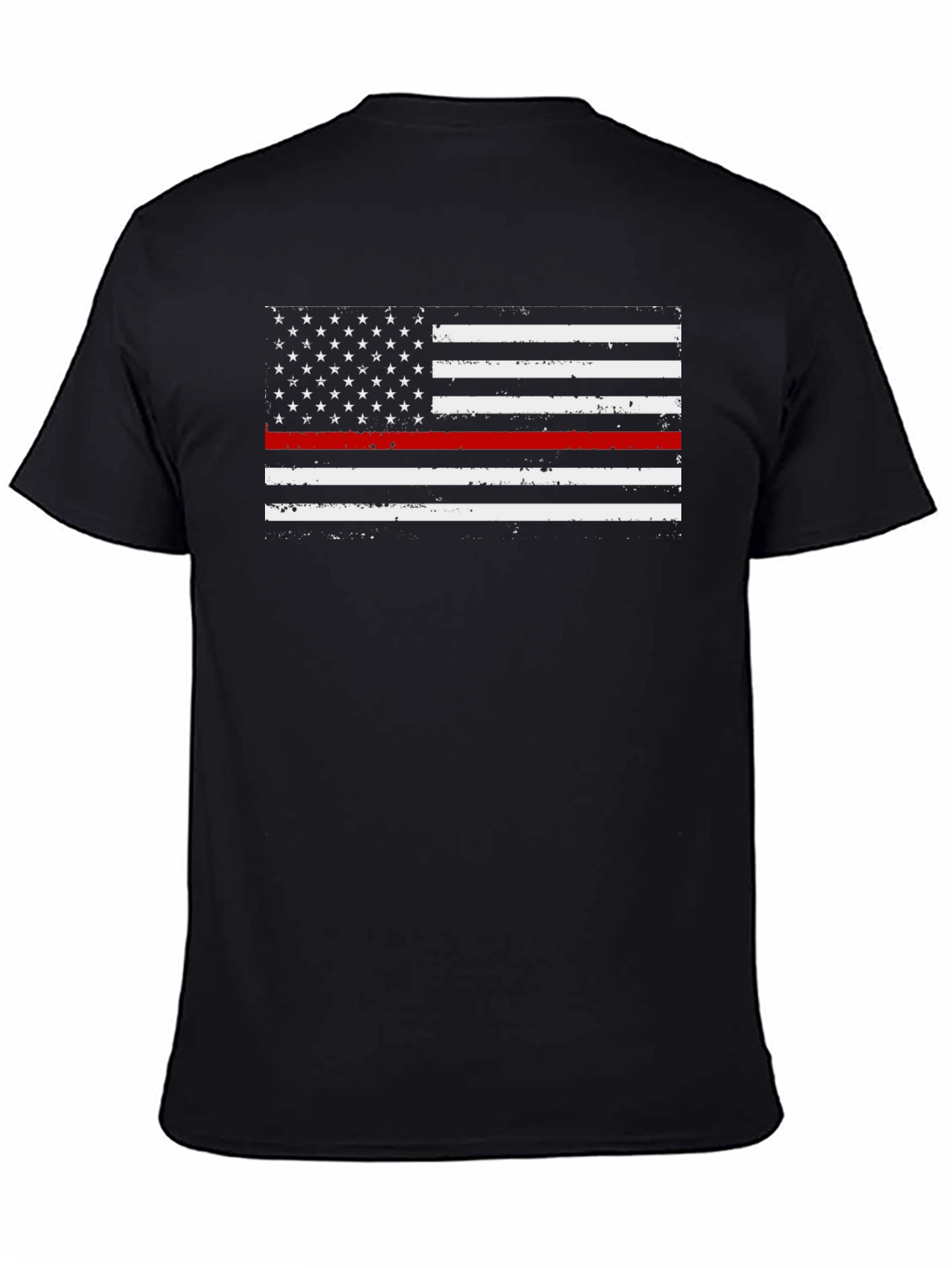 Thin Red Line American Flag T-Shirt